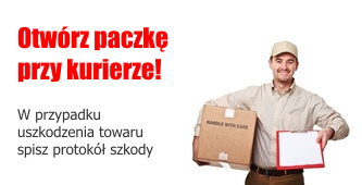 Otwórz paczkę przy kurierze! Otwórz paczkę przy kurierze!